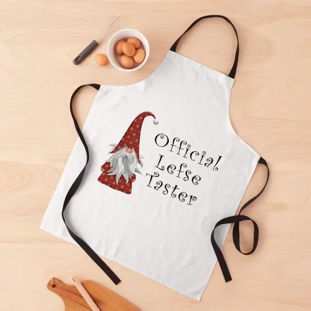 

Official Lefse Taster Apron Women's Dress Kitchen Utensils Chef Uniform manicurist Apron