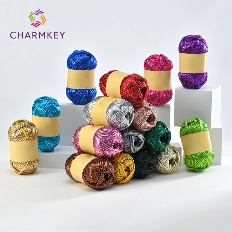 wholesale 100g metallic t shirt yarn t-shirt yarn crochet bags Cnc plasma Plasma