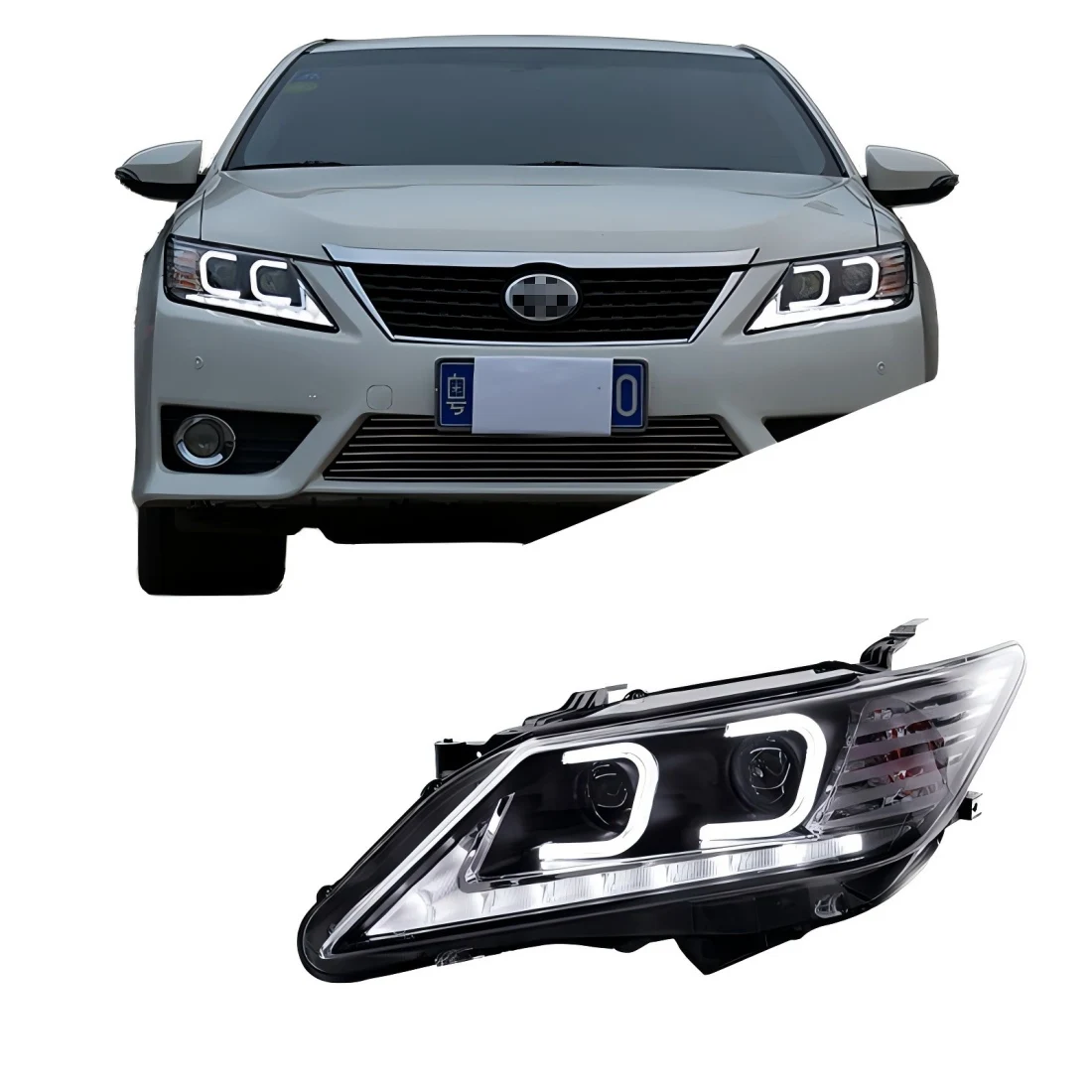

LED Headlight for Toyota Camry 2012-2014 DRL Turn Signal High Beam Projector Lens