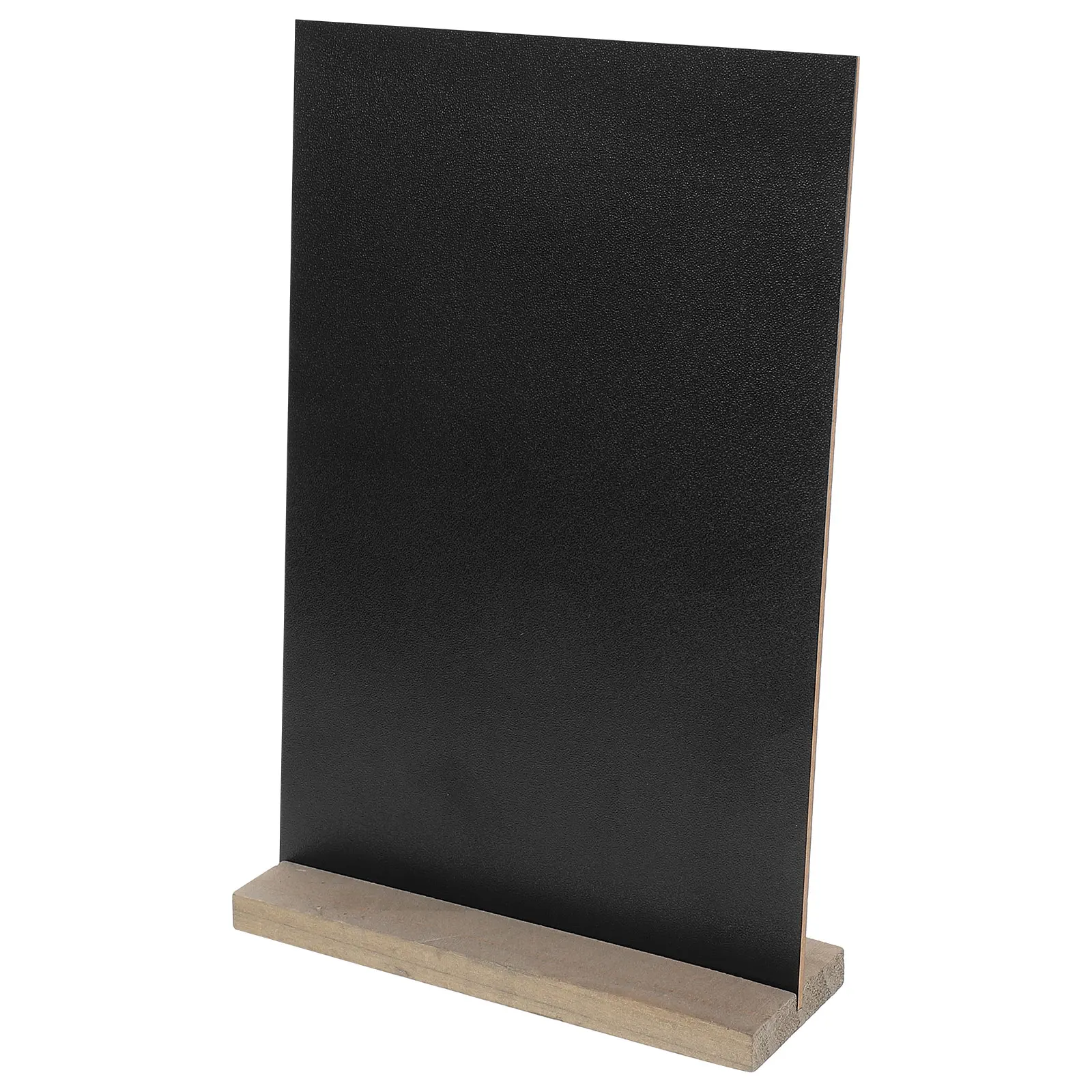 

Mini Wooden Blackboard Double-sided Writable Small Boards Standing Decor Wedding Party Memo Office Food Labels Restaurant Signs