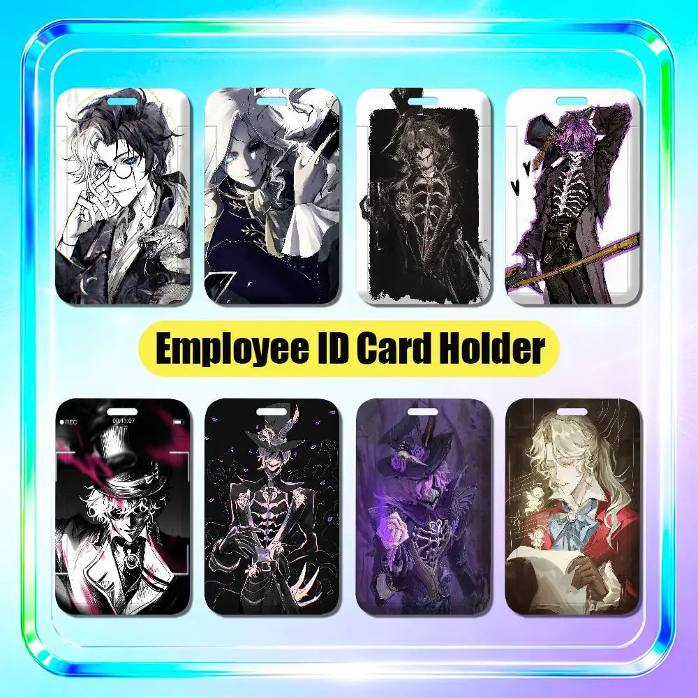 For Jack Joseph Identity V Employee ID Card Holder Office Badge Student Work Bank Credit Holders Hard Case Shell