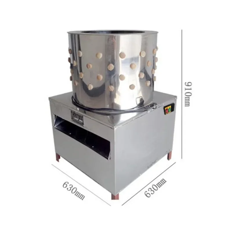 Electric Poultry Chicken Feather Cleaning Plucking Machine New Feather Remove Condition with Core Engine Component