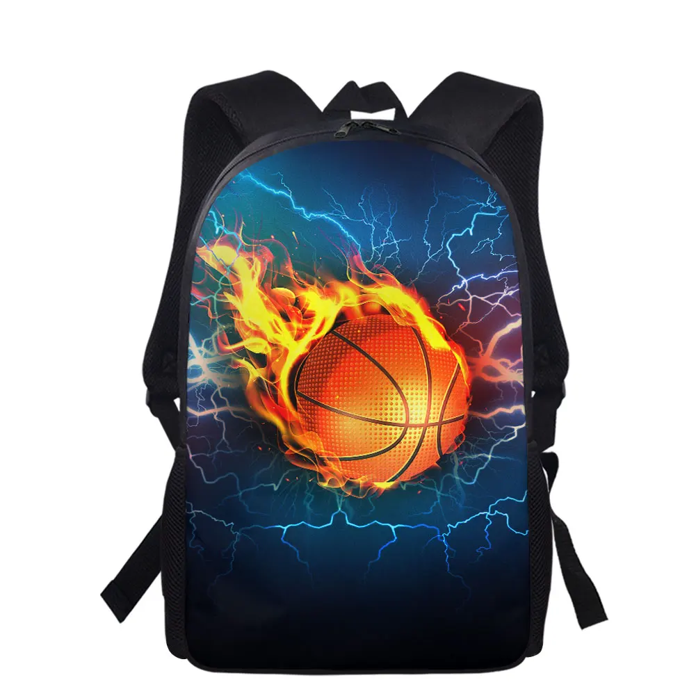 Lindo baloncesto estampado 2025 bolso escolar niños mochila para adolescentes niños niñas mochila Casual bolsos de hombro 16 "bolsas de libros cartera