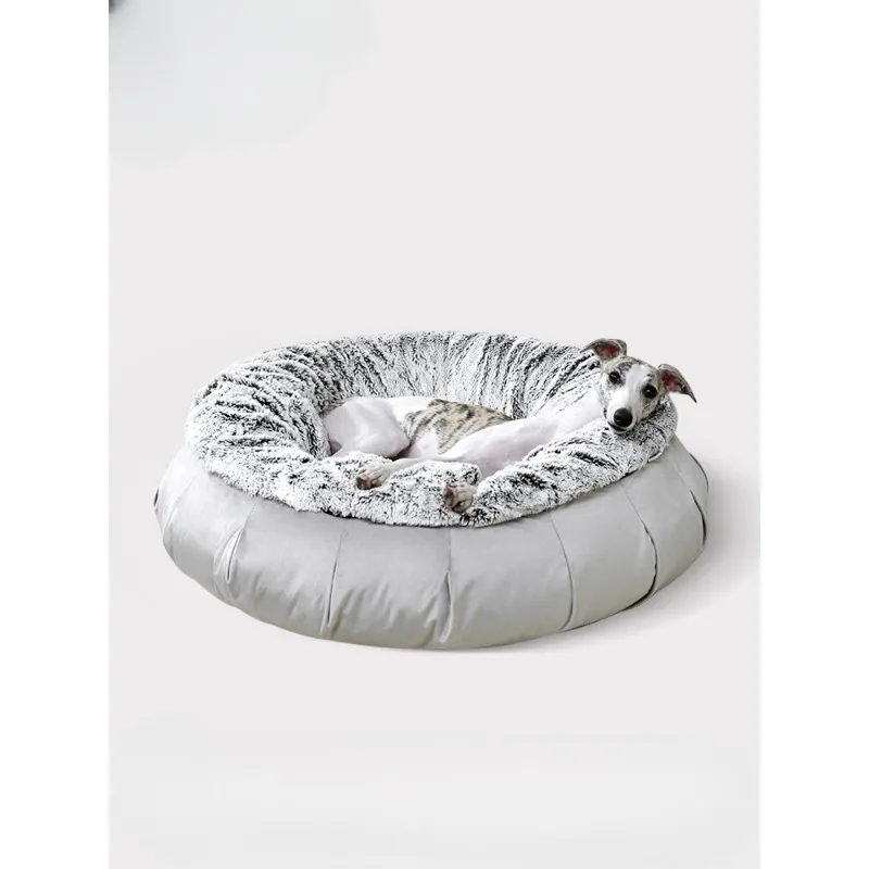 

Orthopedic Memory Foam Cat Bed, Removable Cover for Easy Cleaning, Ideal for Small and Medium Furry Friends