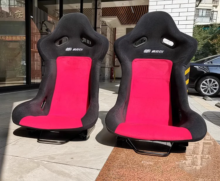 

1pc MUGEN Car Racing Bucket Seat suede