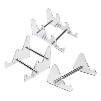 아크릴 키보드 디스플레이 스탠드 선반, 보관 트레이 거치대, 태블릿 컴퓨터 그림 프레임 데스크탑용 투명 분리형 