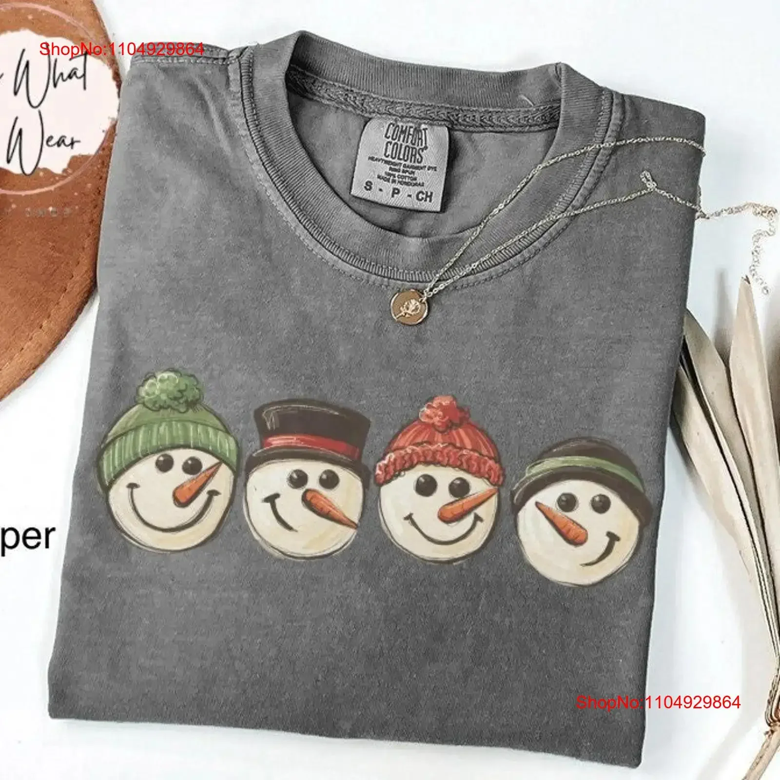 

Рождественская футболка со снеговиком в стиле ретро, милый праздничный зимний топ, винтажная стираная дизайнерская одежда большого размера, повседневная унисекс, мужская, универсальная