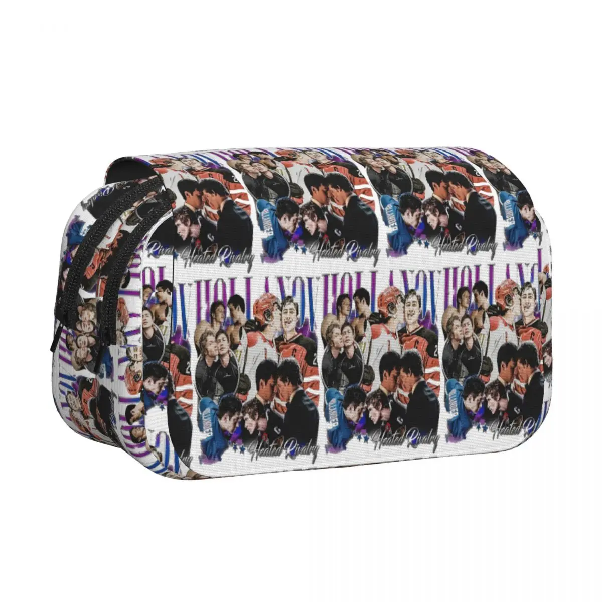 Heated Rivalry Hudson Williams Connor Storrie Pencil Case Pencil Pouch Hard Shell Leather Pen Box Pencil Bag for Studen School