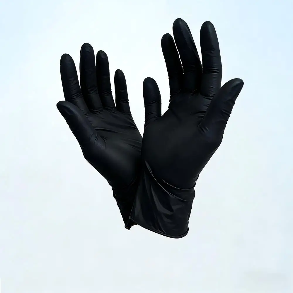 

Food Grade Durable Waterproof and Oil Resistant Disposable Nitrile Gloves for Kitchen Laboratory Pet and Household Cleaning
