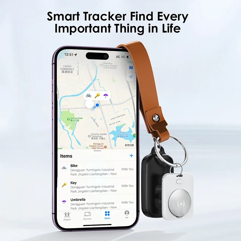 Vyvylabs Mini Tracking Device Tracking Tag Key Car Vehicle Lost Tracker Child Finder Tracker Location For Apple Find My Phone