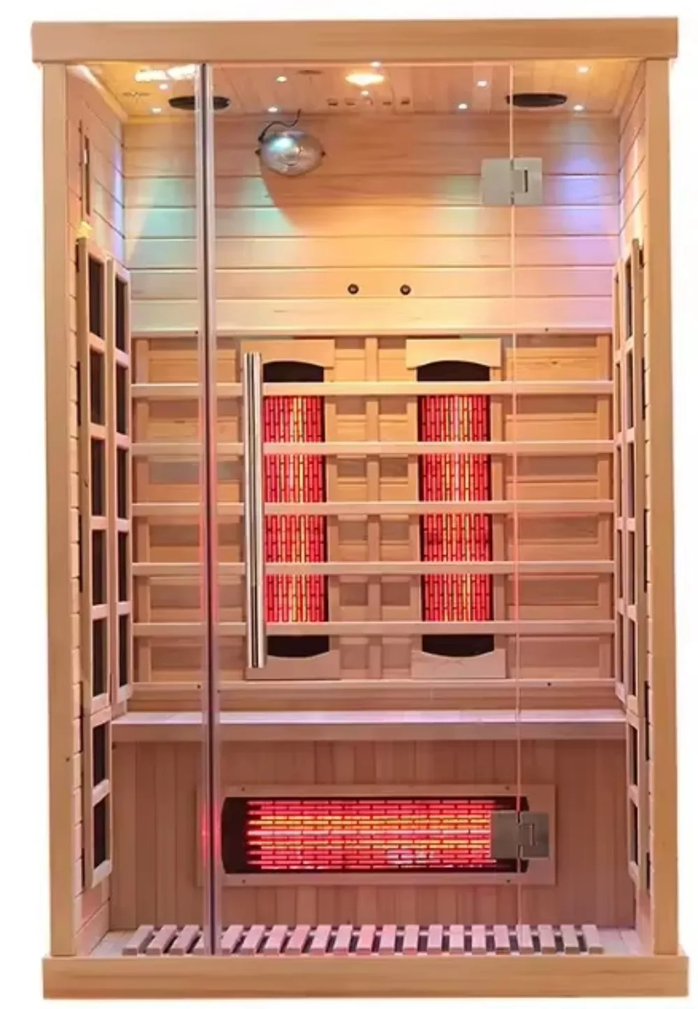 Low EMF Far Infrared Sauna Room, Home Wellness Relaxation Sauna Cabin