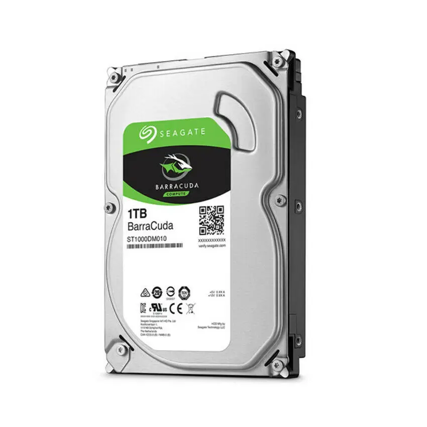 For Seagate 1TB BarraCuda Desktop PC HDD SATA 6Gb/s 32MB 7200RPM Cache 3.5-Inch Internal Hard Drive (ST1000DM010)