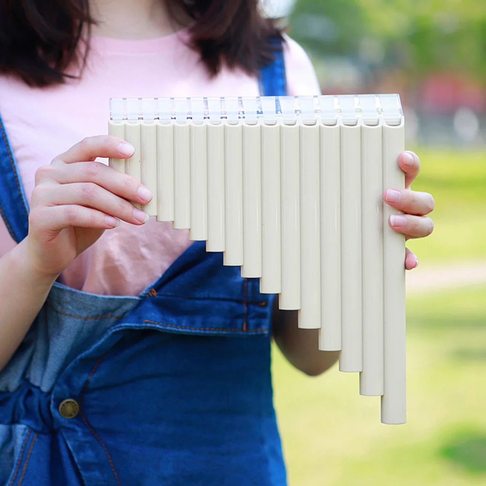 

16 Pipes C Key Flutes Musical Instrument Instrument for Beginners Music Book Storage Bag Pan Pipe Play Flute Kit