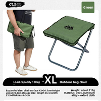 CLS&NOBANA Camping Aluminum Mattza Chair Bag Chair Portable Lightweight Outdoor High Load Travel Foldable Beach Fishing Chair