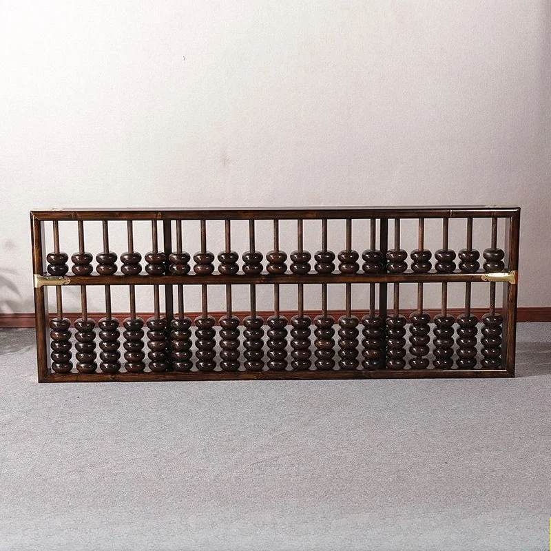 Large abacus antique solid wood wall abacus bar ornament