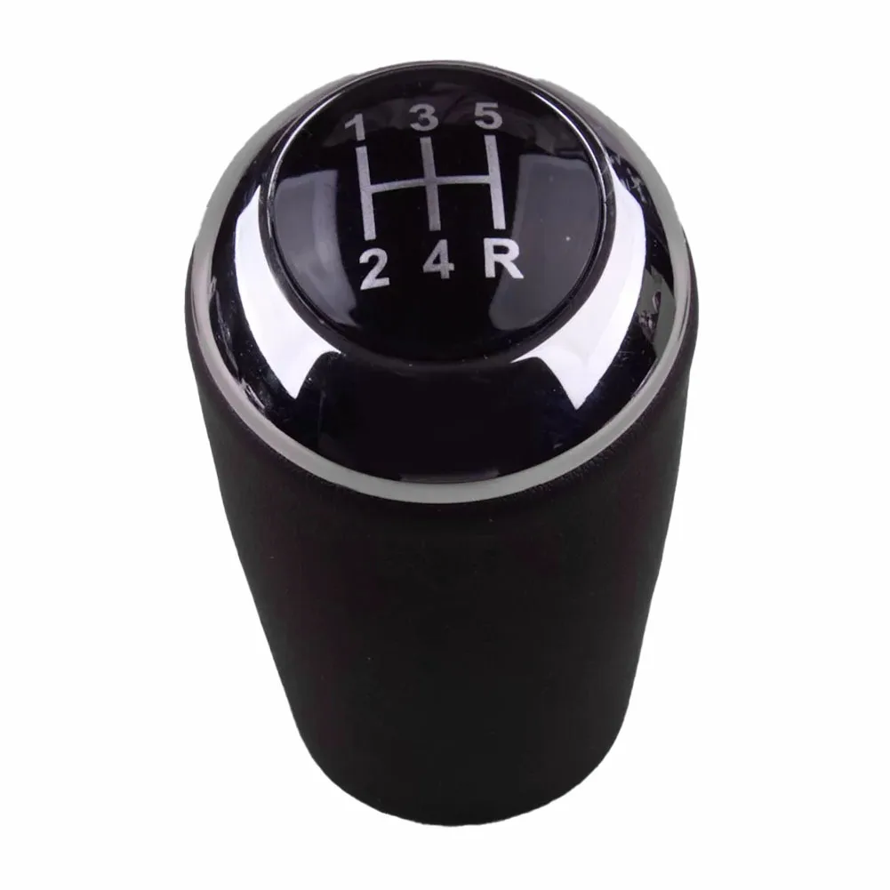 5-Speed Gear Knob Color Black 5-Speed Shift Knob Sporty Look Easy Installation High Universality Seamless Integration