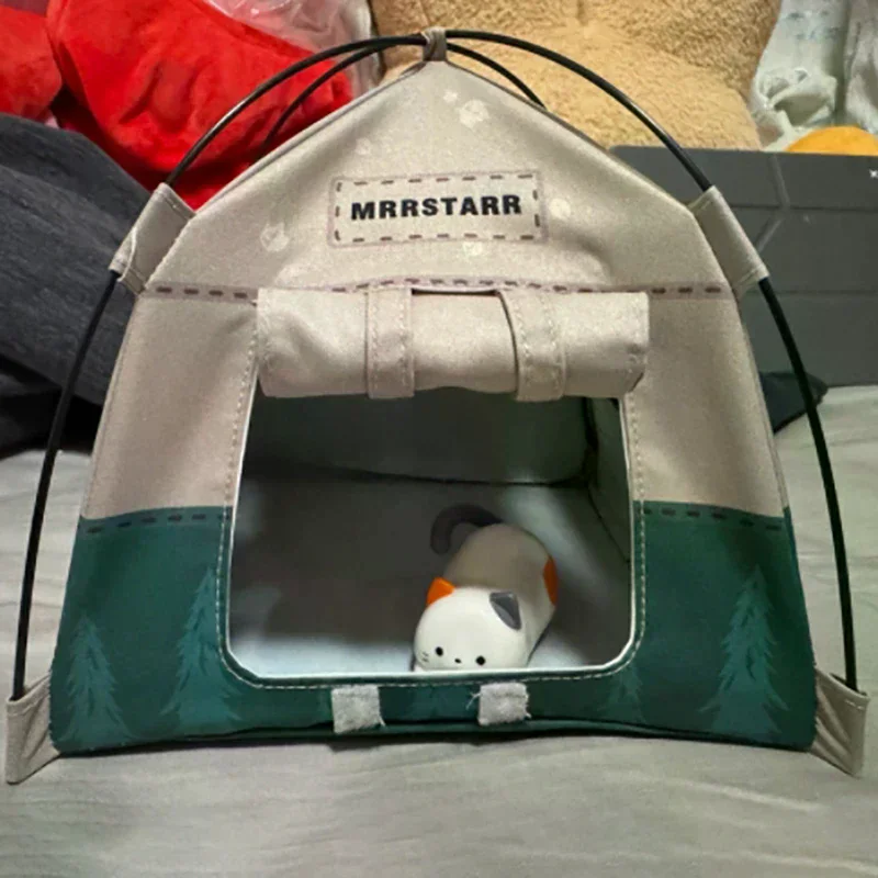 Casa de muñecas a escala 1:12, soldado en miniatura, tienda pequeña para acampar, modelo para decoración de casa de muñecas, accesorios, juguetes para niños, regalos