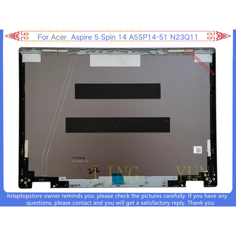 Z   New For Acer Aspire 5 Spin 14 A5SP14-51 N23Q11 LCD Back Cover Rear Lid Bottom