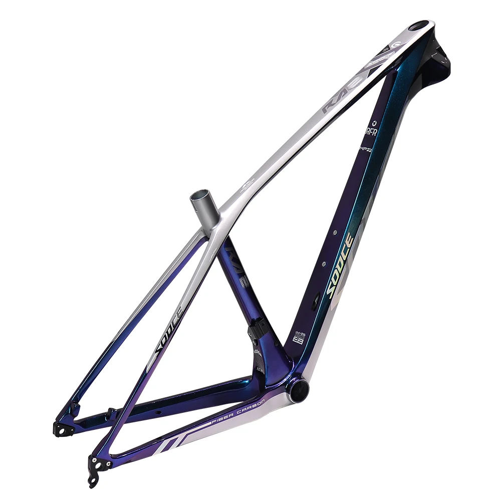 Light Weight UD 142mm 29er Carbon Fiber Mountain Bike MTB Frames 27.5er Bicycle Frame 135x9 and 142x12mm Compatible