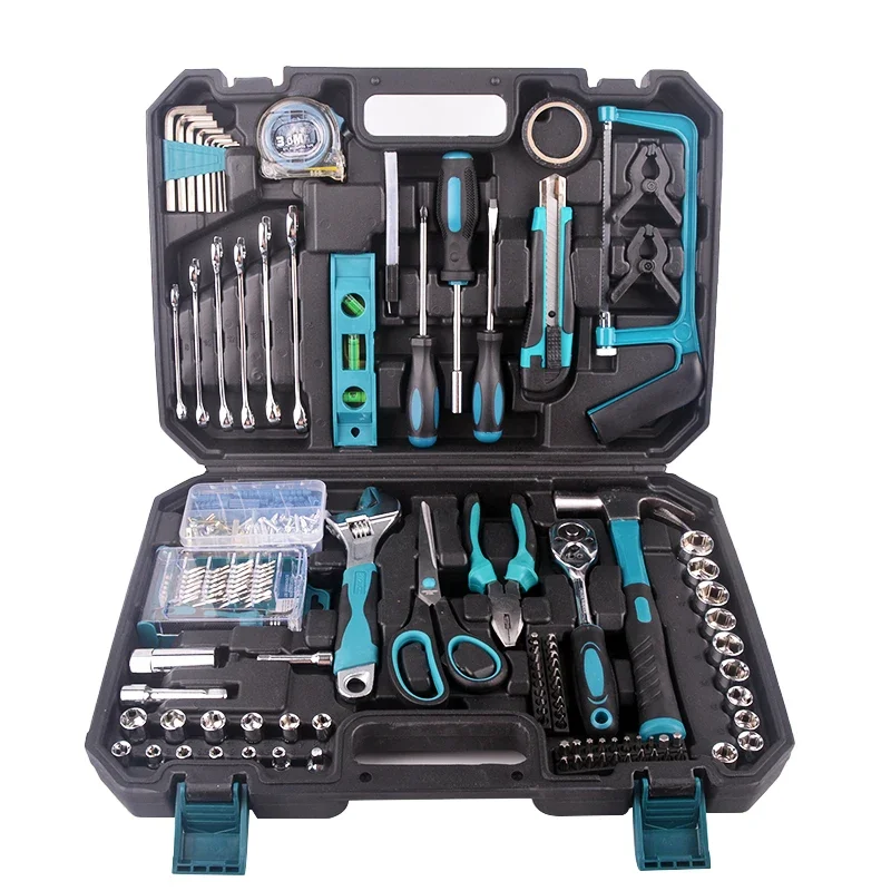 

High quality fashion design multi-piece set home car bike repair artisan hardware kit home hand kit portable toolbox