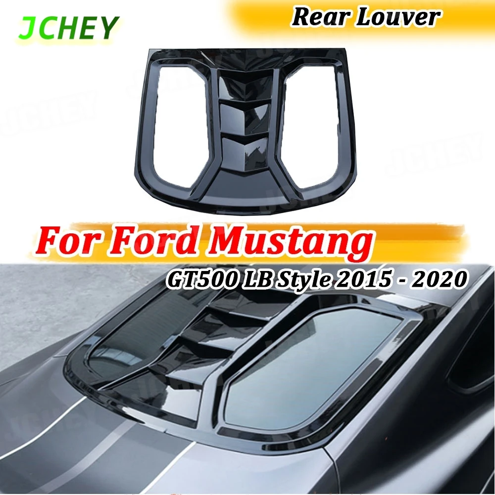 

For Ford Mustang GT500 LB Style 2015 - 2020 ABS Carbon Look Rear Bumper louver Auto Car Decoration Body Kits Car Accessories