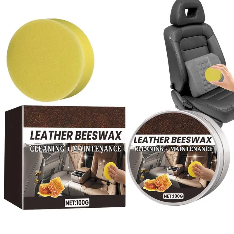 Leather Furniture Cream Beeswax Leather Conditioner Leather Furniture Salve Natural Protection Leather Repair Care