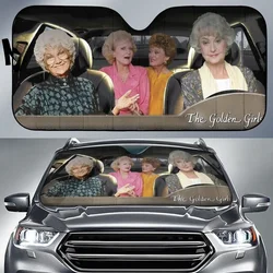 Golden Girls Windshield Sun Shade Visor - Pop Culture Novelty Car Accessory UV protection front windshield sunshade