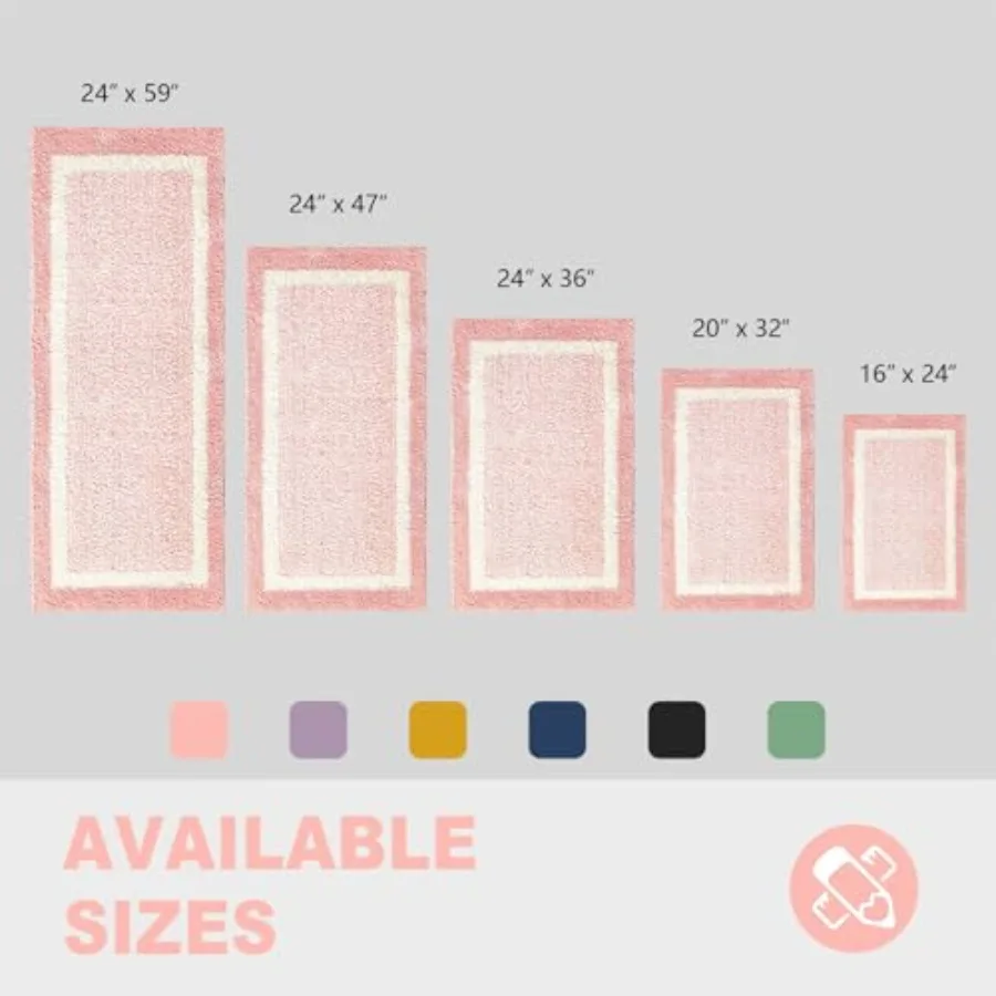 Blossom Pink Bath Runner 59
