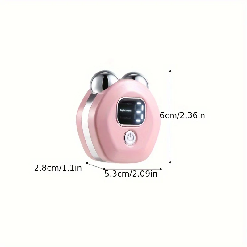 3-Gang-Gesichts- und Nackenmassagegerät: USB wiederaufladbare Vibrationstherapie, tragbare Entspannung für Frauen, ideales Geschenk für Sie