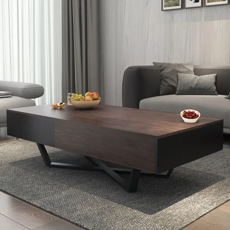 

Nordic Coffee Table Living Room Luxury Hardcover Minimalist Coffee Tables With Drawers Aesthetic Stolik Kawowy Home Furniture