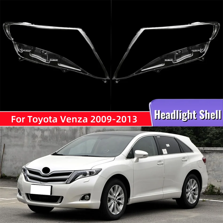 

For Toyota Venza 2009 2010 2011 2012 2013 Car Accessory Products Lampcover Caps Headlights Lights Glass