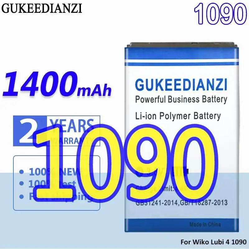 

Безопасный аккумулятор мобильного телефона для Wiko Lubi 4 1090 1400 мАч