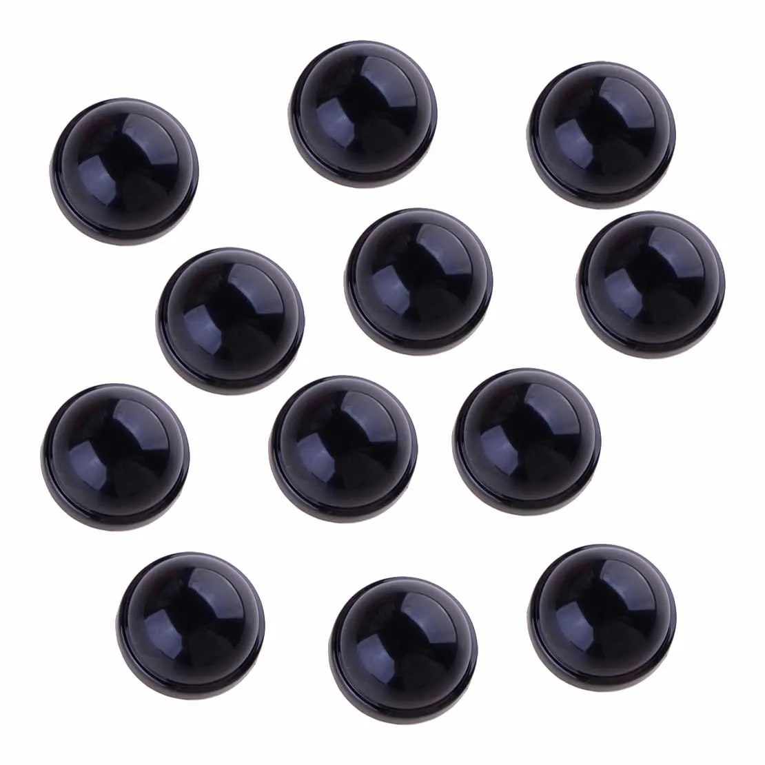 12pcs Black Car Exterior A-Pillar Screw Protection Cover Cap Trim Fit for Jeep Wrangler JK 2007-2012 2013 2014 2015 2016 2017