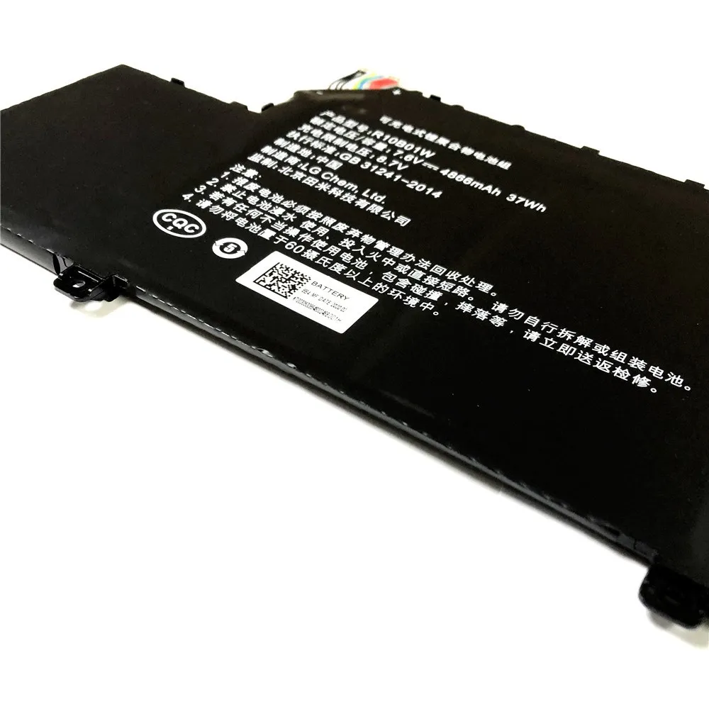 CSBD nowa bateria do laptopa R10B01W R10BO1W do notebooka Xiaomi Mi Air 12.5 "161201-01 161201-AA 7.6V 4866mAh/37WH