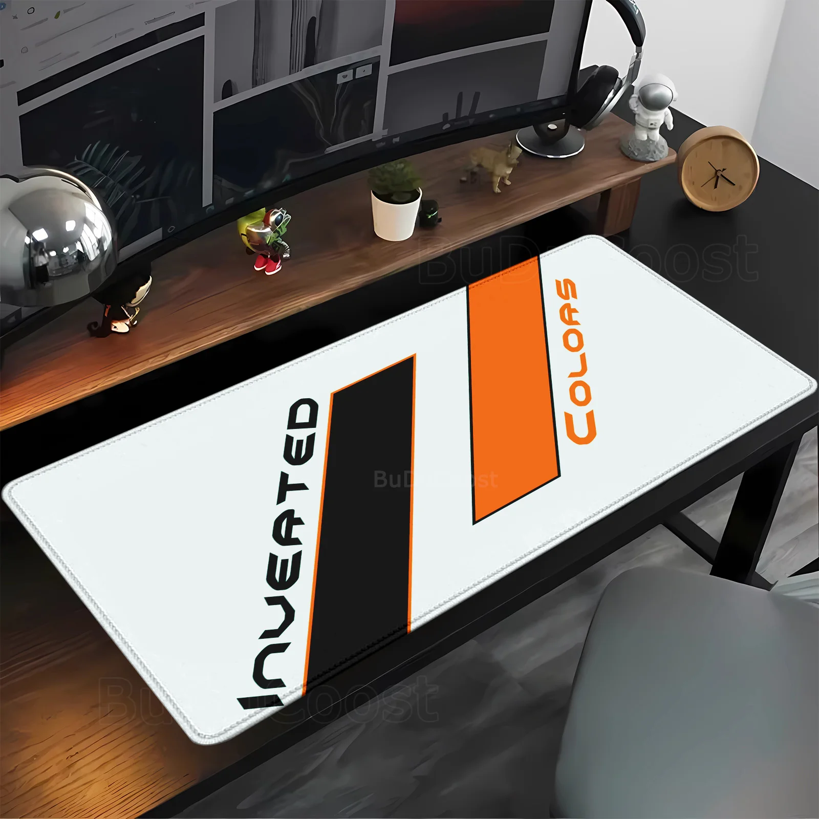 Geometric color XXL Lockedge Thickened MousePad Oversized Gaming Keyboard Notebook Table Mat For Teen Girls Bedroom PC Mouse Pad