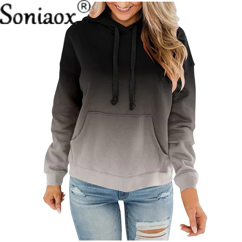 Winter Fashion Hoodie Female Elegant Plaid Solid Color Padded Sweatshirt Casual Cotton Pocket Loose Warm Jacket Women's Tops 5XL