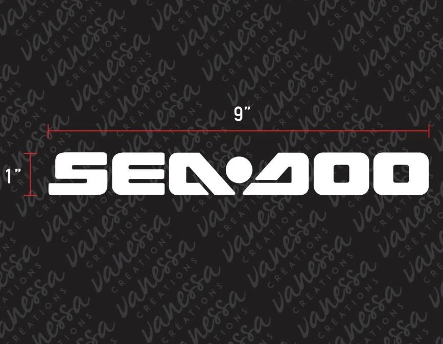 For (2Pcs)  SEADOO sticker vinyl decal