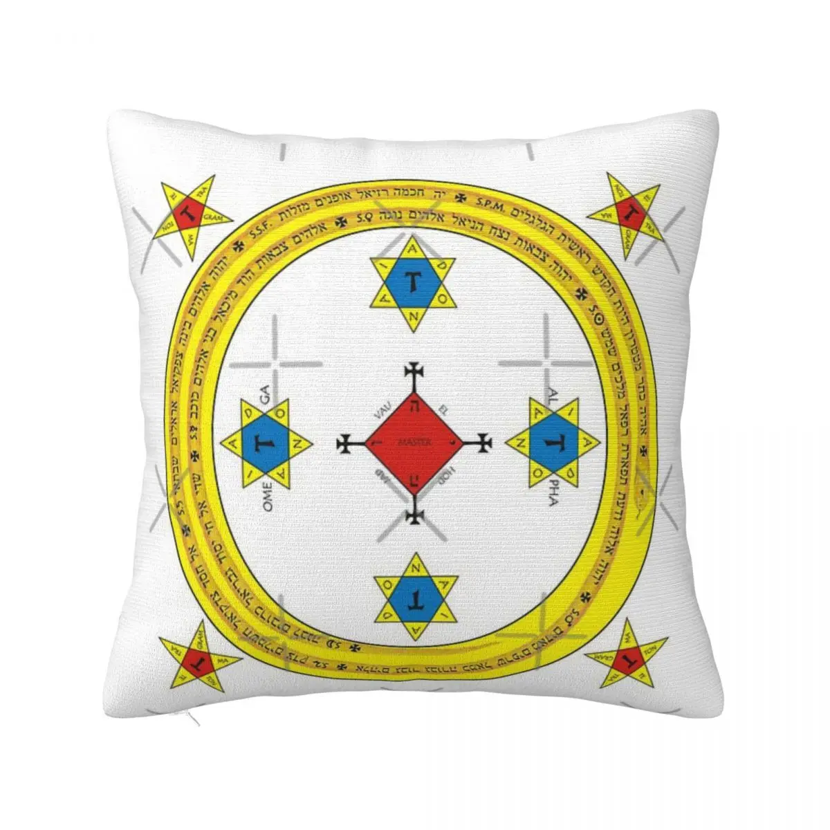 Goetia Circle - Mathers & Crowley Pillow Case Decorative Cushion Decorative Cushions Pillow Case Pillow Cover