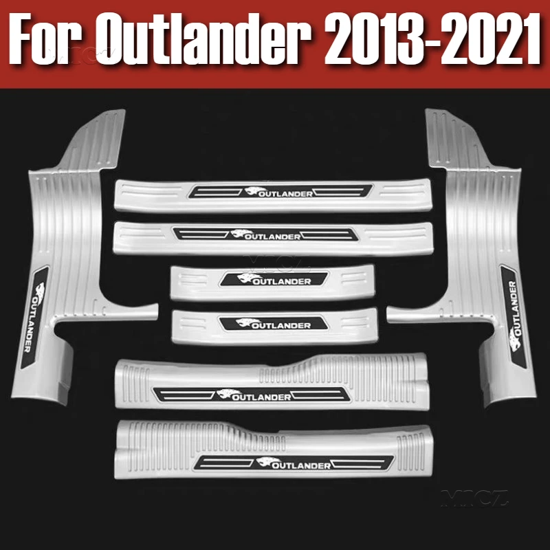 

Автомобильные аксессуары для Outlander 2013-2021, защита заднего бампера автомобиля из нержавеющей стали, порог багажника, накладка накладки накладки