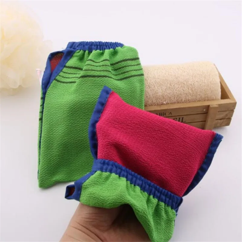 Sdotter-guante mágico de dos caras para baño, manopla exfoliante de estilo coreano para eliminación de bronceado, 20 guantes de ducha, 1 piezas