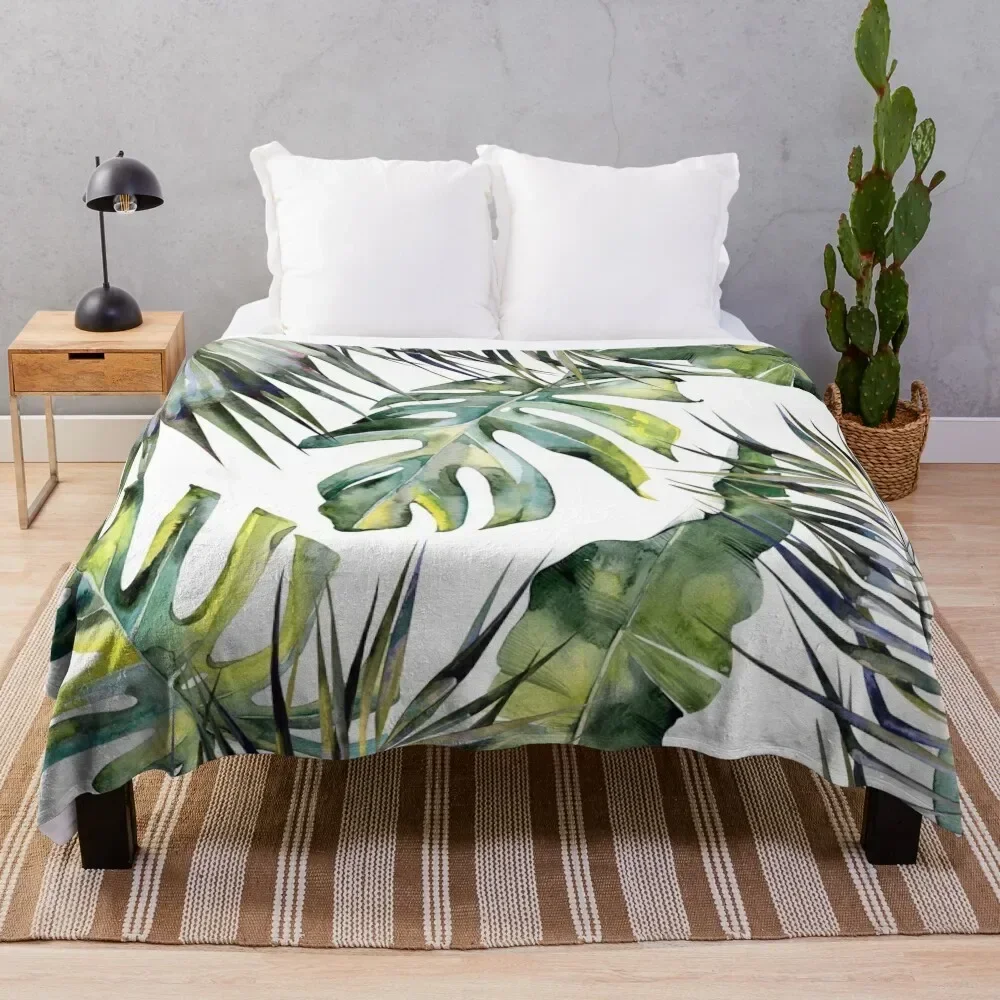 

TROPICAL GARDEN 2 Throw Blanket Baby For Sofa Thin Stuffeds Blankets For Baby Blankets