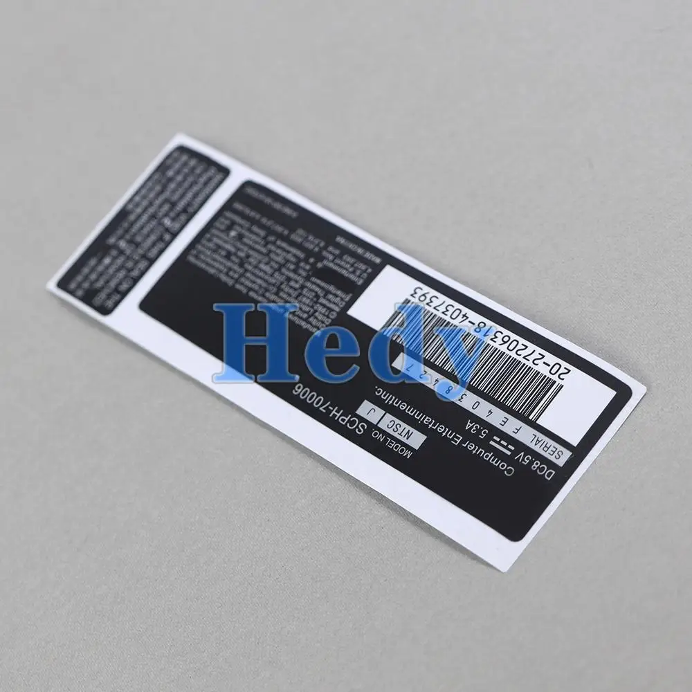 5ชิ้นสติ๊กเกอร์บาร์โค้ด S สำหรับ Sony Playstation 2 3W 7W 9W Controller สติ๊กเกอร์บาร์โค้ดสำหรับ PS2 70000 90000 30000สติกเกอร์