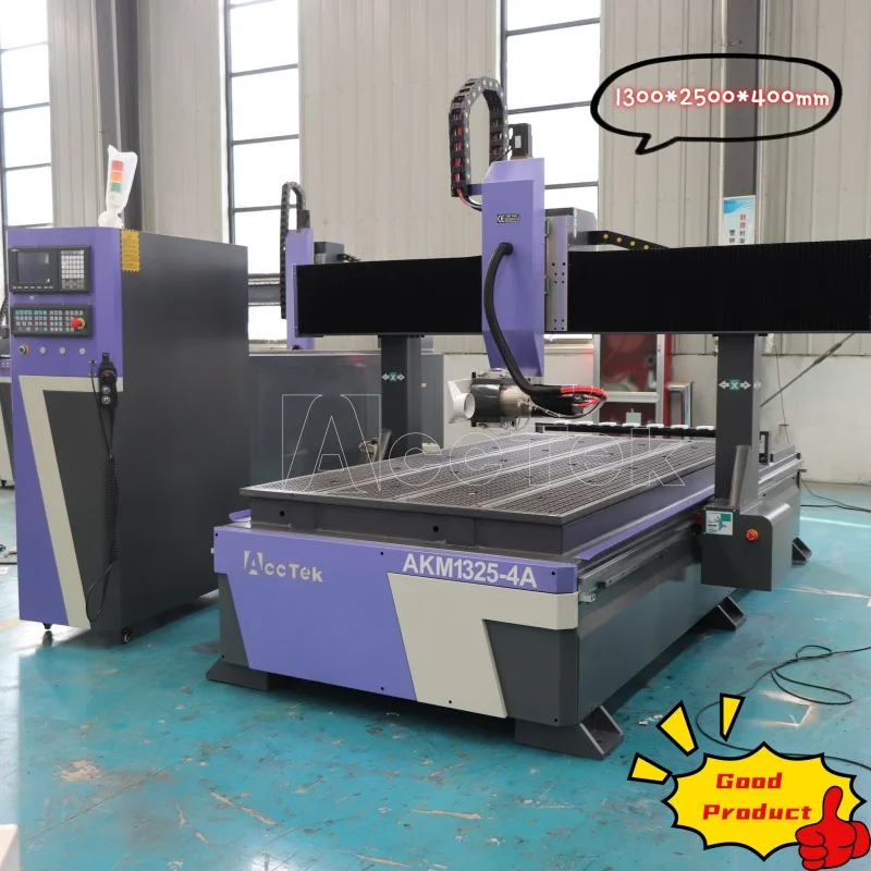 Hot Sale 3D Woodwork Machinery 1325 ATC CNC Wood Router Carving 1325 4 Axis 3D Engraving Woodworking Machine