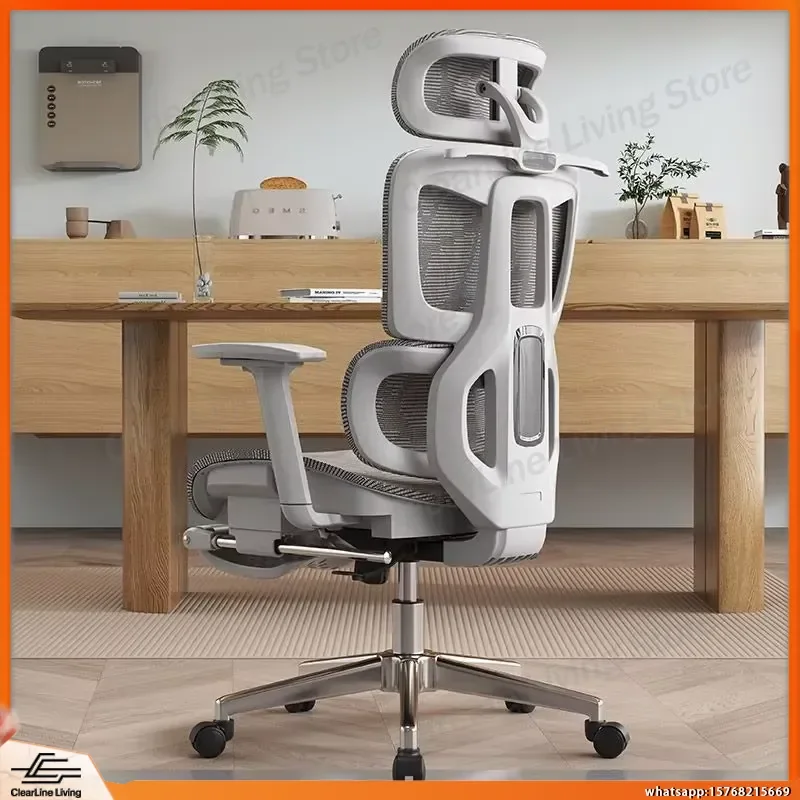 Ergonomic Gaming Chair with Lumbar Support Reclining Computer Chair for Long Sitting Office Study Dorm Room Desk Chair