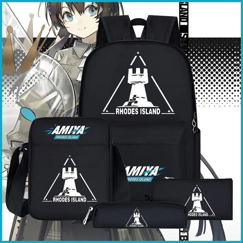 Arknights Game Merchandise Collaboration Operator Nian Skadi W Amiya Talula Student Backpack Anime