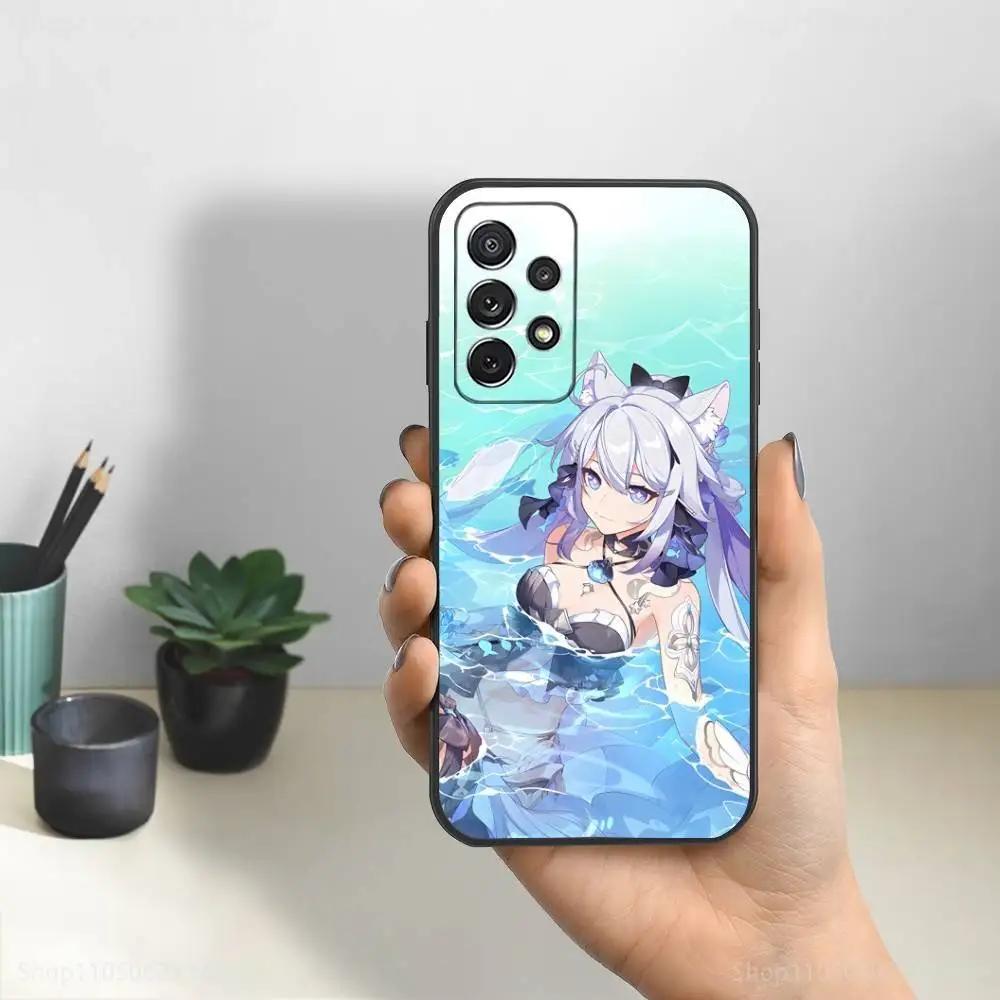 Capa de telefone Game H-Honkai I-Impact-3rd para Samsung S25, S24, S23, S22, S21, S20, S10, Ultra, Plus, Lite, FE, capa preta de silicone macio