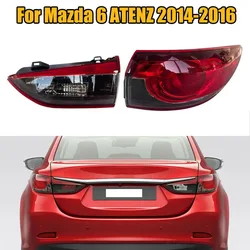 For Mazda 6 Atenza 2014-2016 Rear Bumper Tail Light Assembly Brake Stop Reverse Lamp Taillamp Assy Without Bulb
