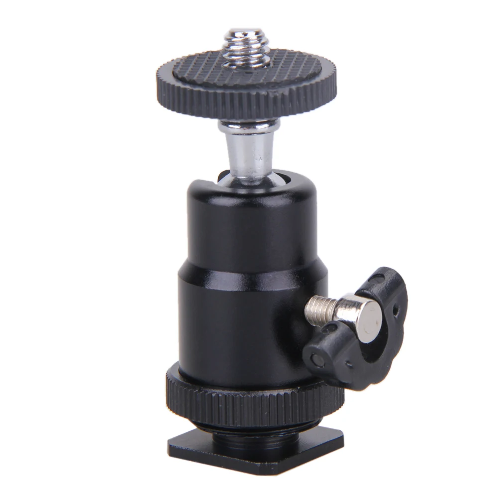 Tripod for GOPRO AluminumTripod Mount 1/4 Hot Shoe Adapter Metal Cradle Ball Head with Lock Camera Accessories 360 Degree