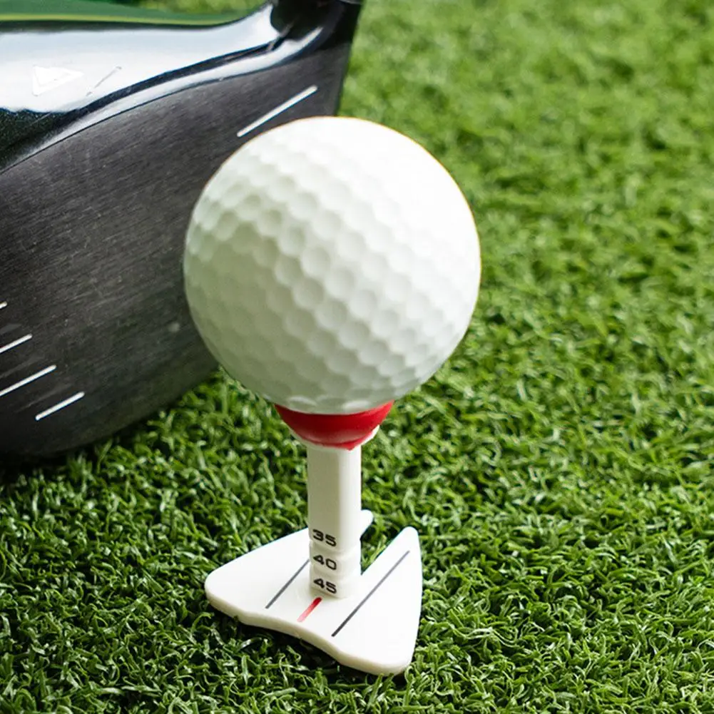 تي شيرتات جولف مطاطية بارتفاع قابل للتعديل، تي شيرتات جولف بلاستيكية متينة، توجيه يهدف إلى كرة تدريب الجولف في الهواء الطلق ﻿