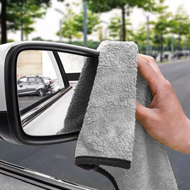 Microfiber Towel Car Cleaning Drying Cloth Car Wash Towel Auto Accessories For Ford Focus mk4 Ranger 2 3 Edge S-MAX Fiesta Fusio